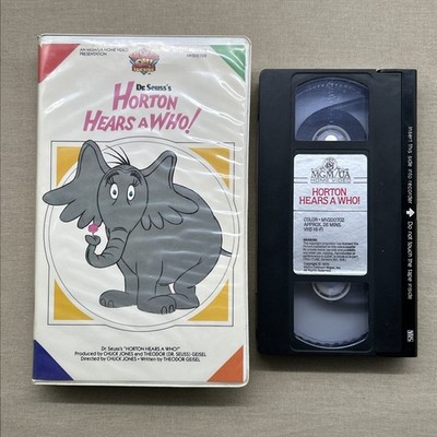 Dr Seuss: Horton Hears a Who! (VHS 1970) 1986 Clamshell Animation