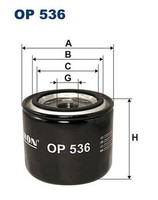 Filtron OP 536 ÖLfilter