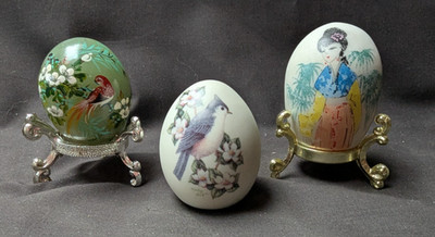 Vintage Marmor & Keramik Eier - Orientalisch & Kathy Seek