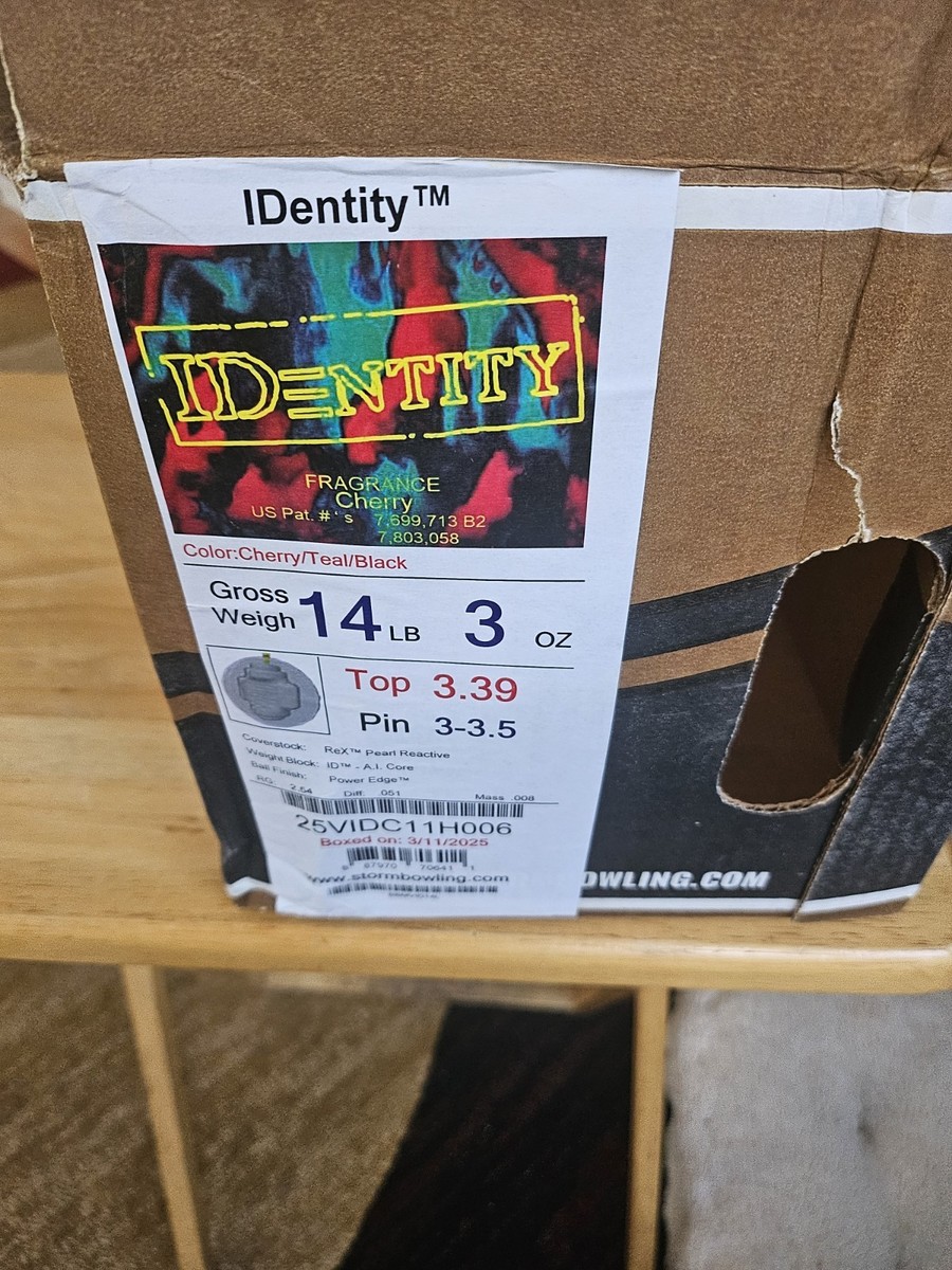 NIB 14# Storm Identity Belmo Limited Edition Bowling Ball