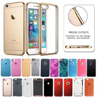 Hülle für Apple iPhone 7 8 6 TPU Stoßfest Silikon Gel Schutzhülle