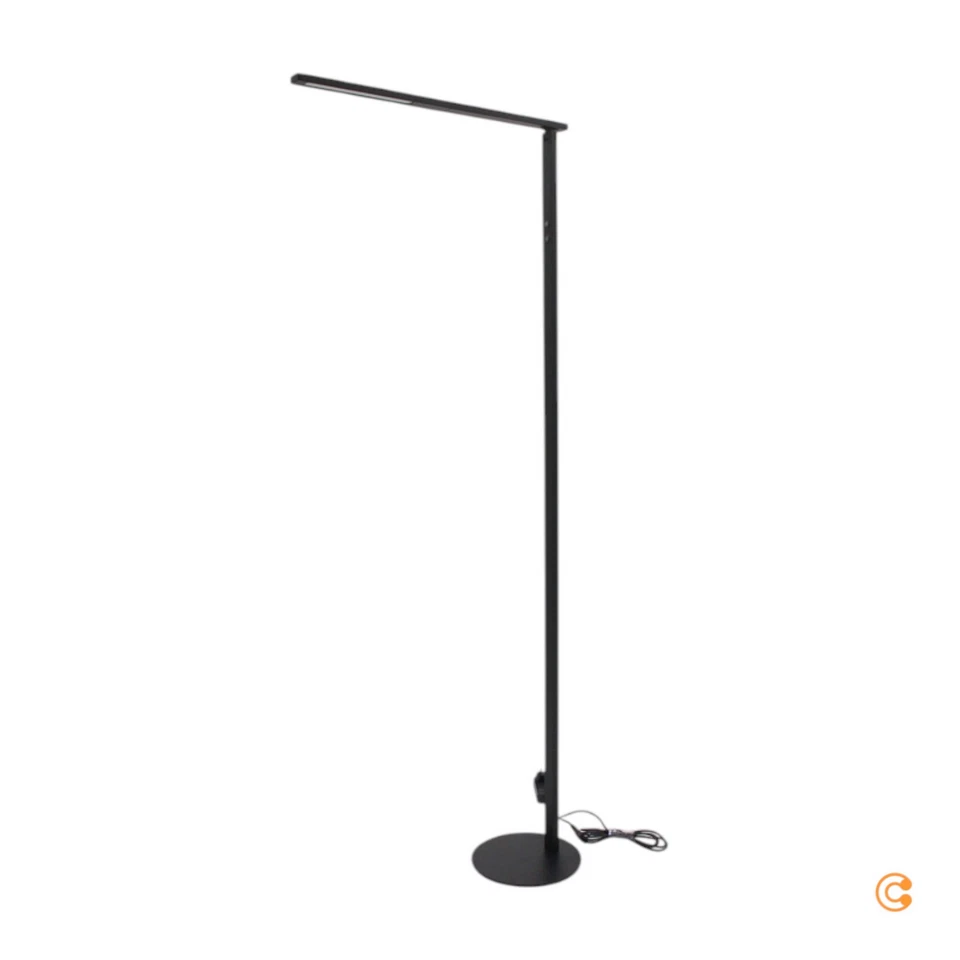 Fabas Luce Stehleuchte Ideal Stehlampe Standleuchte Wohnzimmerlampe LED schwarz