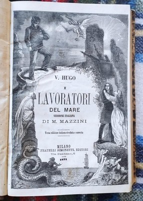 Victor Hugo, Die Seearbeiter, 3. Aufl. von 1871, guter Zustand