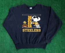 Pittsburgh Steelers Snoopy Joe Steelers black sweatshirt QT5155