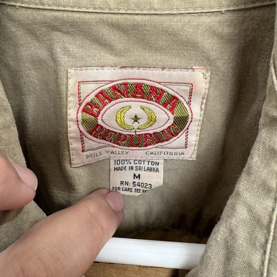 Mono de colección años 80 Banana Republic para mujer pequeño mono de safari traje de vuelo Foto 4 de 4