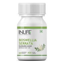 Boswellia Serrata Extract Boswellic Acids  65  Joint Support Supplement 400mg