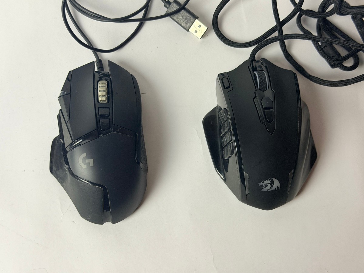2x Logitech G502 HERO Wired Optical Gaming Mouse Black, 25600 DPI