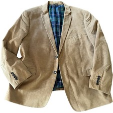 u.s. polo assn.corduroy Blazer Sport Coat Camel Brown ,Elbow Patches 48R