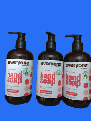 Everyone Hand Soap Ruby Grapefruit Gentle & Nourishing 12.75 fl oz (Pack of 3)