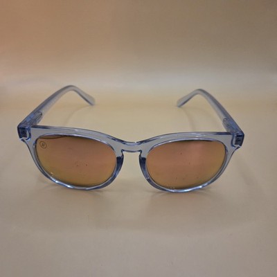 Blenders H Series Pacific Grace Crystal Blue Gray Gloss Sunglasses Pink Mirrored