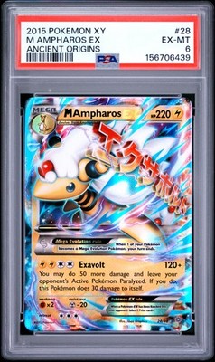 M Ampharos EX 28/98 XY - Ancient Origins Holo for sale online | eBay