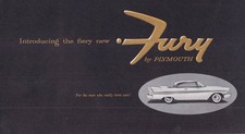 Introducing The Fiery New 1957 Plymouth Fury Show Folder