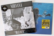 Nirvana ‎ Bleach Lim. Red LP Platte Debüt Album + Nevermind 30th  incl. Single