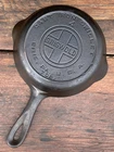 Griswold Cast Iron #4 Large Block Logo Skillet with Heat Ring