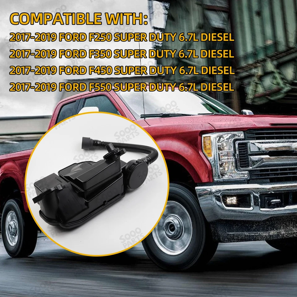 Engine Crankcase Oil Separator For 2017-2019 Ford F-250 F-350 Super Duty 6.7L Foto 2 de 4