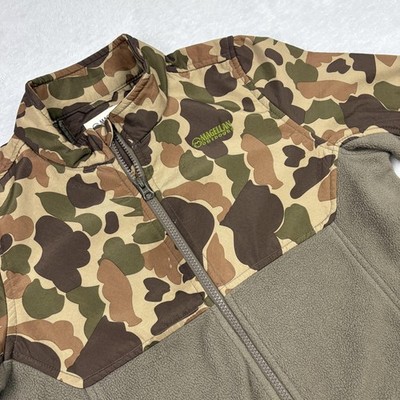 Magellan Outdoors Jacket Womens XL Camouflage Multicolor Fleece Lined Full Zip