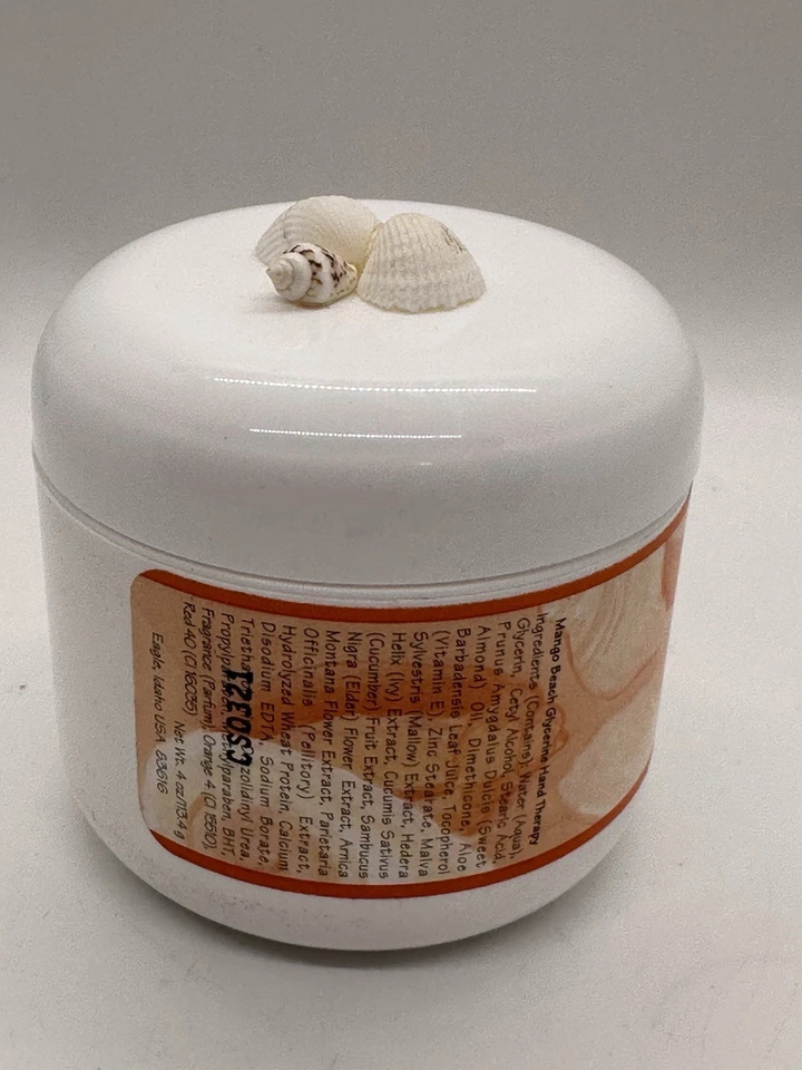 Camille Beckman глицерин терапия рук манго пляж 4 унц банка ракушка крышка лосьон - Изображение 2 из 4