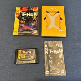 T-MEK (Sega Genesis 32X, 1995) Complete in Box, Original Owner, Excellent Cond.