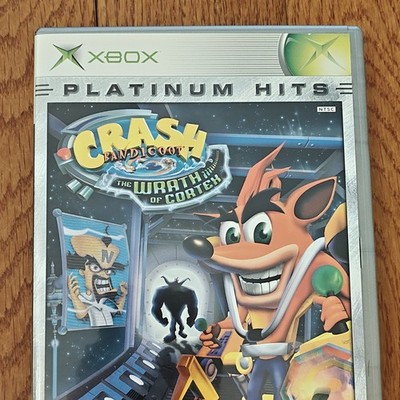 Microsoft Xbox Platinum Hits Crash Bandicoot The Wrath of Cortex Game Case