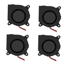 4Pcs 40x40x20mm 4020 Blower DC Brushless Cooling Fan - 5000RPM, 12CFM, 24V