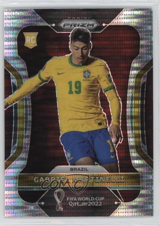 2022 Panini Prizm World Cup Qatar Breakaway Prizm Gabriel Martinelli #29 09wc