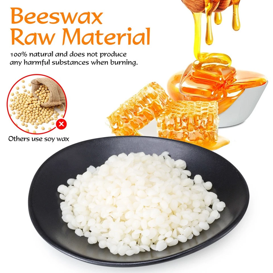 1-Aoresac Candle Making Kit For Beginners With Natural Beeswax For DIY ETUW - Image 2 of 4