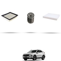 Hoffcar Set Service - 3 Filter FüR Mitsubshi Eclipse Cross (GK1W) 1.5 120Kw Ab