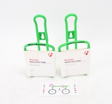 Bontrager MTB Gravel Road Bike Water Bottle Cage - GREEN *PAIR