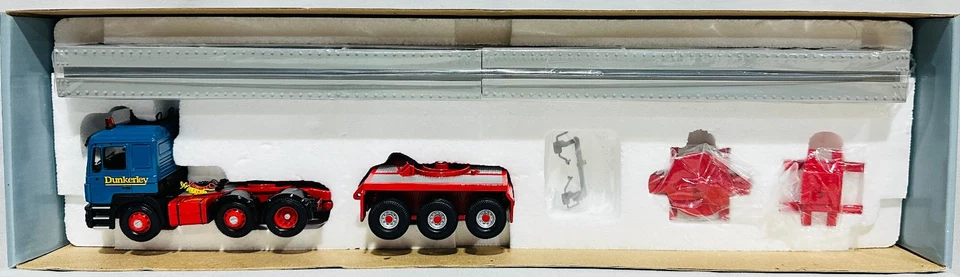 I.R. Dunkerley MAN Tractor Unit w/ Bridge Beam Load By Corgi 1/50th Scale - Image 2 of 4