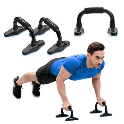 Gymtek® Liegestützgriffe, Push Up Bars, Fitnessgriffe bis 200 kg Krafttraining