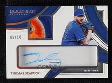 2022 Panini Immaculate Prime Relics Clear Jacket /10 Thomas Szapucki 0w4i