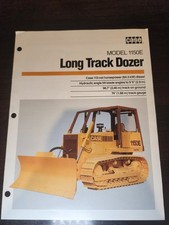 Case 1150E Long Track Dozer Sales Brochure Crawler Tractor Specs