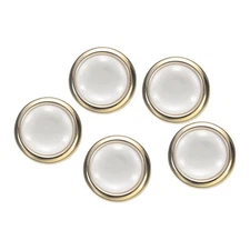 5pcs Gold Pearl Button 18mm 0.35" Thick Sewing Button Style B