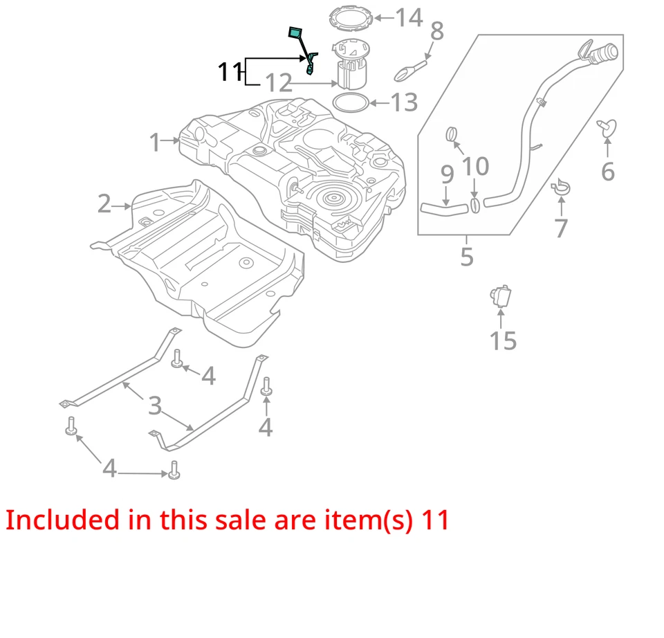 Fuel Pump Tank Mounted Pump Assembly 2.0L Fits 16-17 LINCOLN MKZ  804309 - Imagem 2 de 4