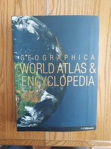 Geographica World Atlas & Encyclopedia H F Ullmann Good CLEAN