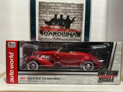 1:18 AUTO WORLD- 1937 CORD 812 CONVERTIBLE