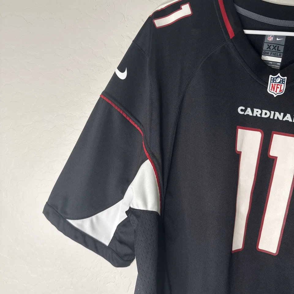 Camiseta de fútbol americano Larry Fitzgerald Arizona Cardinals Nike NFL para hombre negra #11 2XL Foto 4 de 4