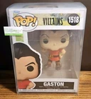 Funko Pop Disney Villians Gaston #1518 With Protector Beauty And The Beast