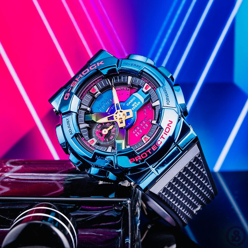 G-Shock City Nightscape Blue IP Rainbow Dial Limited Edition G-Shock City Nightscape Blue IP Rainbow Dial Limited Edition