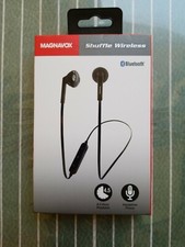 Magnavox Shuffle Wireless Earbuds with Bluetooth 4.5 Hour Playback MBH539-BK