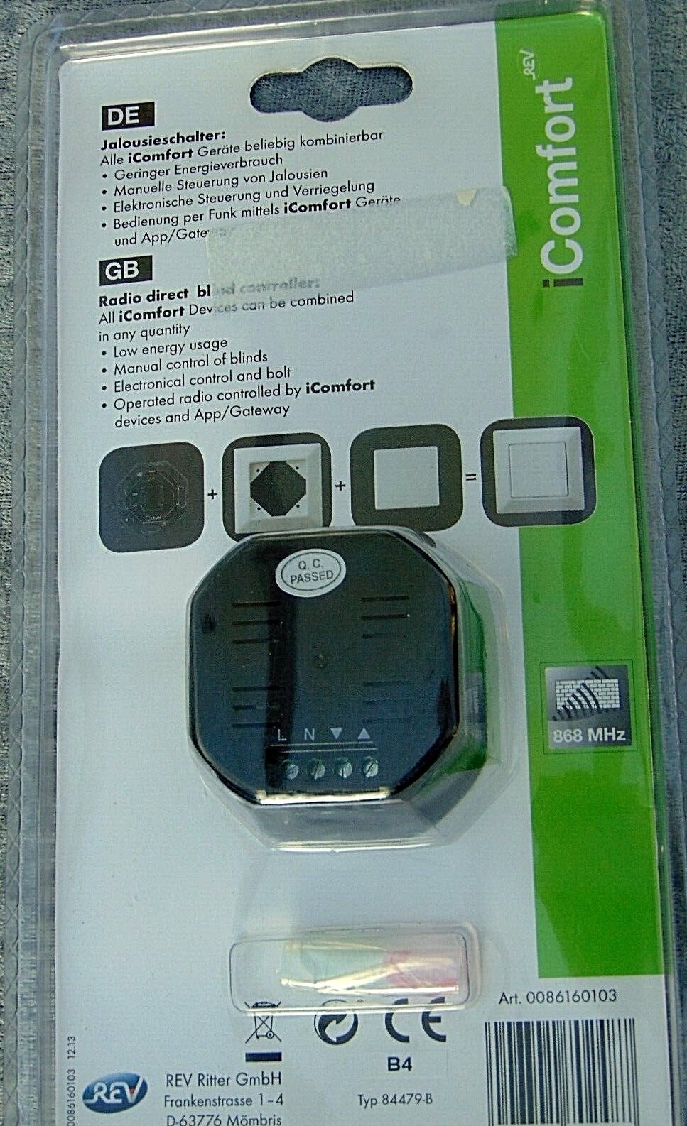 REV iComfort Jalousieschalter Unterputz online kaufen | eBay