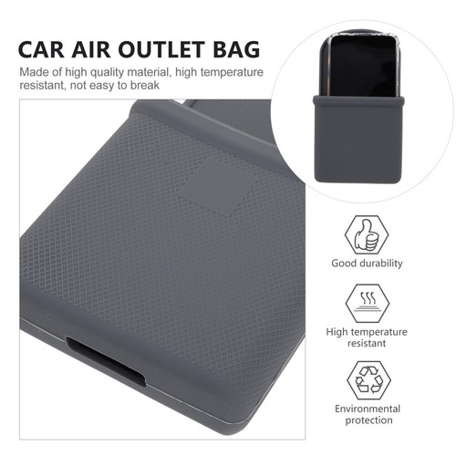 Car Air Outlet Storage Bag Travel Silicone Pocket Compartment Pouch - 第 6/12 張圖片