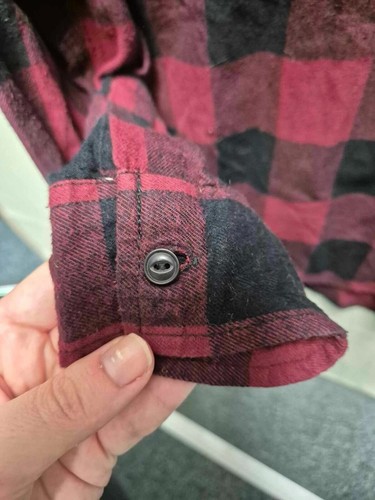 Twisted Soul Shirt Size 2XL Men's red black Long Sleeve Cotton Casual - Picture 7 of 11