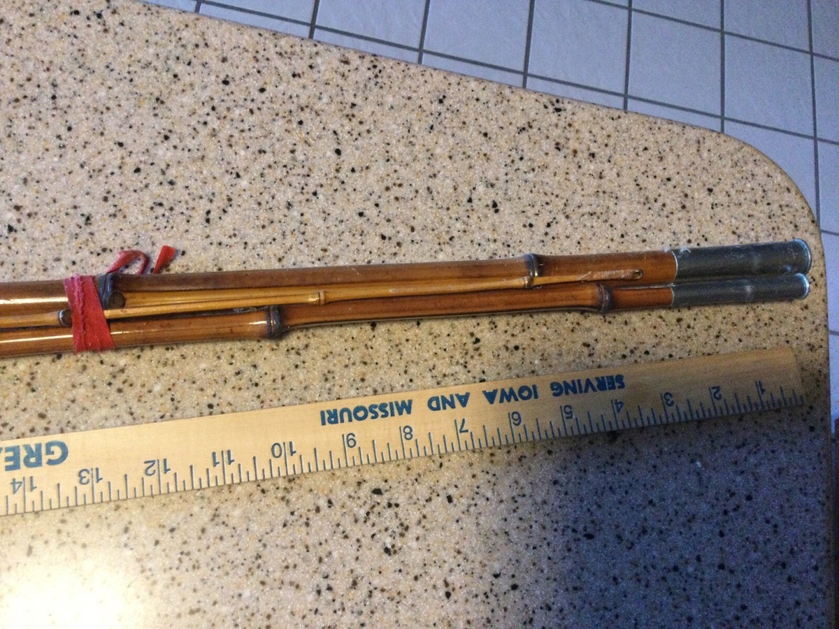 Vintage West Point Bamboo Fishing Pole No. S 123 | eBay