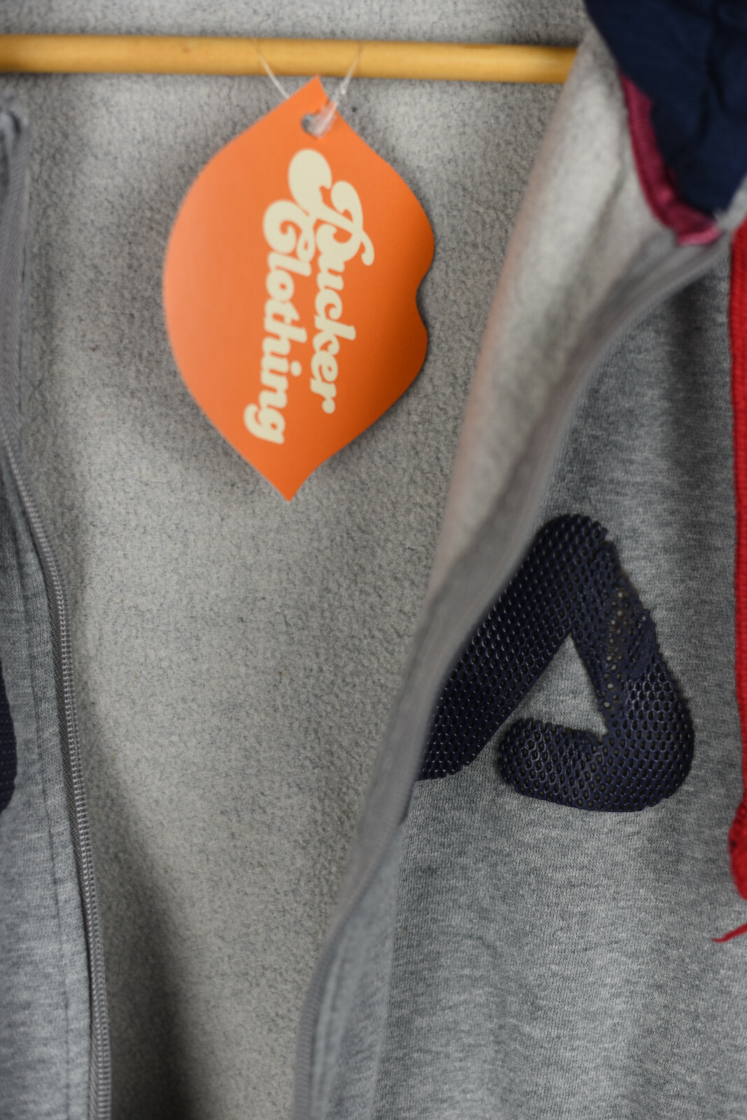 FILA Felpa Uomo con Cappuccio Media Zip Cardigan Cotone Felpa Pile con Cappuccio Grigio