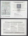 West Germany 1995 FDC/Receipt + Description  50. Anniversary of the Liberation of the Concentration Camp