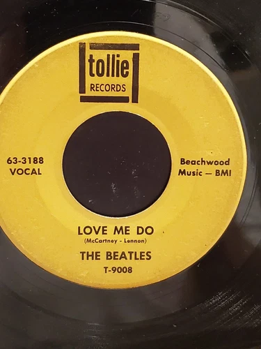 THE BEATLES  7" 45 RPM "Love Me Do" & "P.S. I Love You" on Tollie Records VG
