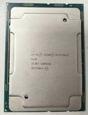 Intel Xeon Platinum 8158 12C/24T 3.0/3.7GHz LGA3647 For supermicro X11DAi-N