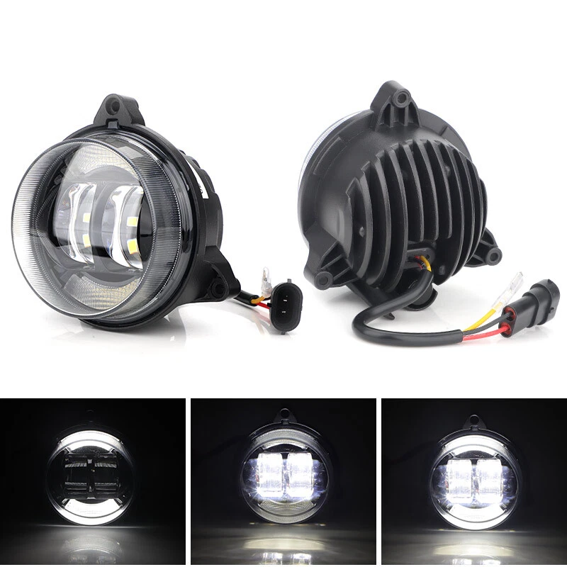 2x Faros LED de haz bajo DRL para Can-Am Outlander 500 Max 650 800/R 850 1000/R Foto 4 de 4