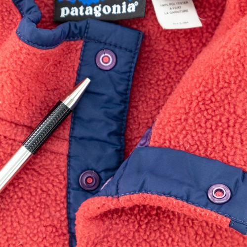 Patagonia Vintage Años 90 Para Hombres Grande Synchilla Snap-T Polar Pullover Suéter Chaqueta - Imagen 9 de 12